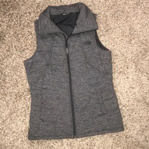 Grey northface vest